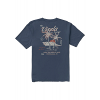 Vissla Lounge premium pocket navy camiseta