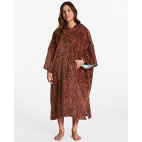 Billabong Hooded Towel spotted poncho de mujer