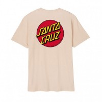 Santa Cruz Classic Dot Chest oat camiseta
