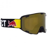 Red Bull Park M matte black brown gold mirror gafas de snowboard