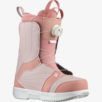 Salomon Pearl Boa rose lila white botas de snowboard de mujer