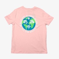 All One Brand All Places All Races pink camiseta orgánica