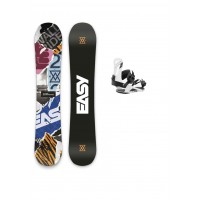 Easy Wallride + Union Flite Pro white pack de snowboard
