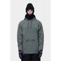 686 Waterproof hoody cypress green chaqueta o sudadera de snowboard