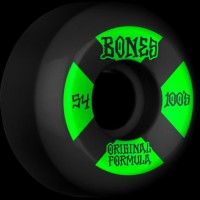 Bones 100´s #4 V5 54mm black Ruedas de skateboard