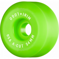 Mini logo A cut hybrid 54mm 95A green Ruedas de skateboard