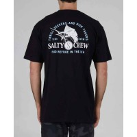 Salty Crew Yacht Club black camiseta