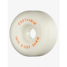 Mini logo A cut 54mm 101A white Ruedas de skateboard