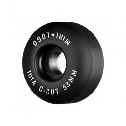 Mini logo A Cut 53mm 101A black ruedas de skateboard