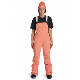 Dc Valiant coral peto de snowboard de mujer