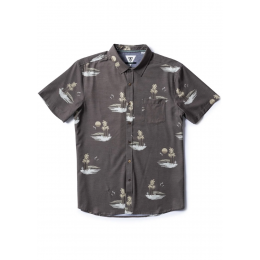 Vissla Tres Palmas Eco dark earth camisa