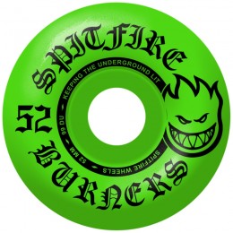 Spitfire Burner 52mm 99D green ruedas de skate