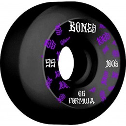 Bones 100´s #11 V5 55mm black Ruedas de skateboard