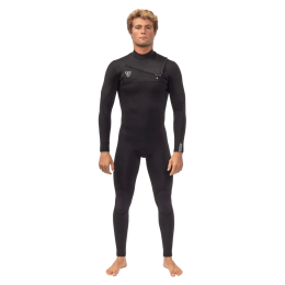 Vissla Seven seas 3/2 full chest zip black 2 neopreno