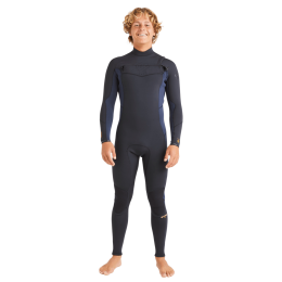 Billabong Absolute Natural 4/3mm chest zip dark navy traje de neopreno