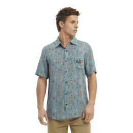 Hydroponic Aloha Bob Esponja teal camisa