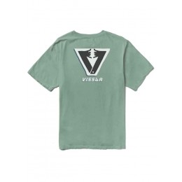 Vissla Amigo Shaka organic pocket jade camiseta