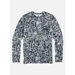 Burton midweight crew aerial pines 2023 camiseta técnica de snowboard