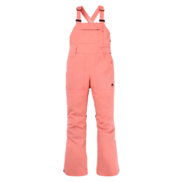 Burton Avalon Bib peach echo peto de snowboard de mujer