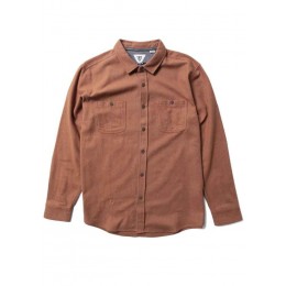 Vissla Shaper Eco Flannel terracota camisa
