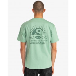 Rvca Balance Rise green haze camiseta