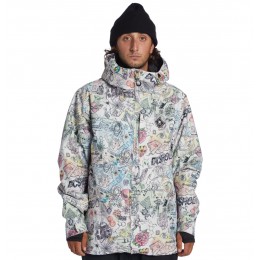Dc Basis Print vision quest chaqueta de snowboard