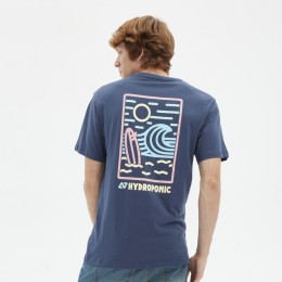 Hydroponic Beach dark blue camiseta