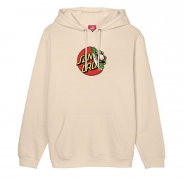 Santa Cruz Beware Dot Front Hooded oat sudadera