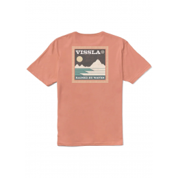 Vissla Big Sky Organic papaya camiseta