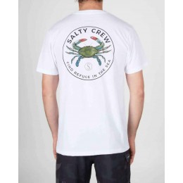 Salty Crew Blue Crabber Premium white camiseta