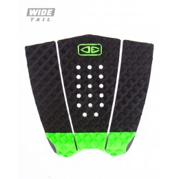 Ocean and Earth Simple Jack Hybrid 3 piece black lime pad de surf