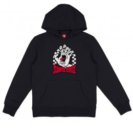 Santa Cruz Check Gateway Hand Front black sudadera de niño