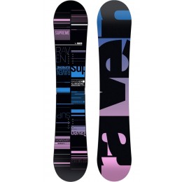Raven Supreme black tabla de snowboard de mujer