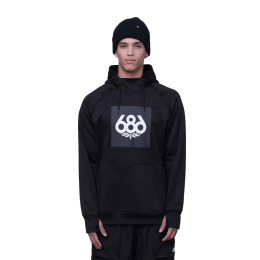 686 Bonded fleece black sudadera técnica