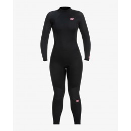 Billabong Launch Back Zip black 3/2mm traje de neopreno de mujer