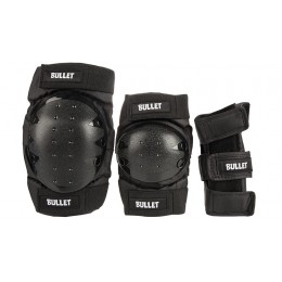 Bullet Triple Padset Standard combo black pack protecciones de skate
