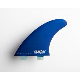 Feather Fins Ultralight Dual Tab blue Quillas Surf
