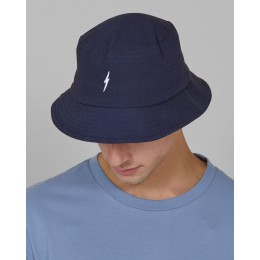 Lightning Bolt Bucket dress blue sombrero