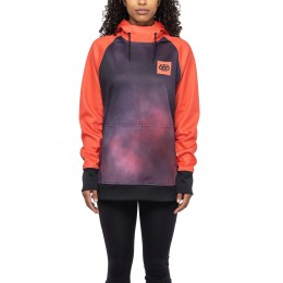 686 Bonded fleece hot coral 2023 sudadera técnica de mujer