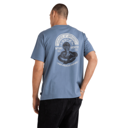 Rvca Charmer vintage navy camiseta