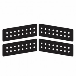 Ocean and Earth Boomerang 4 piece black pad de surf