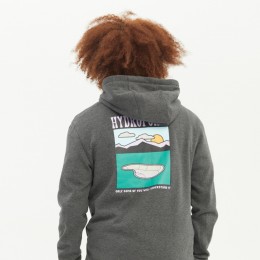 Hydroponic Bowl dark heather grey sudadera