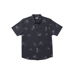 Salty Crew Breezer Perf Tech Woven charcoal camisa