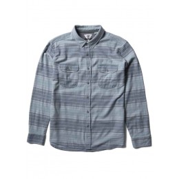 Vissla Central Coast Eco Flannel light slate camisa