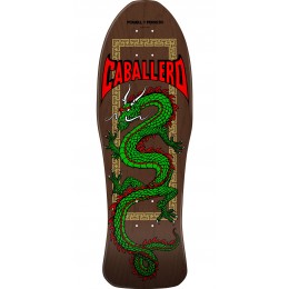 Powell Peralta Caballero Chinese Dragon 10'' brown stain tabla skateboard