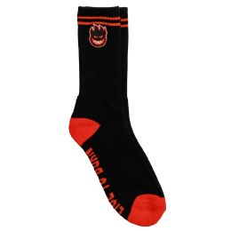 Spitfire Bighead Fill Emb Swirl black/red calcetines