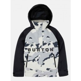 Burton Frostner 2L anorak black white cookie camo chaqueta de snowboard de mujer