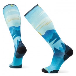 Smartwool Zero Cushion Chasing Mountains Print OTC capri calcetines de snowboard