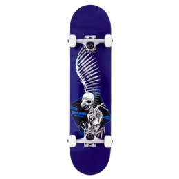 Birdhouse Stage 1 Full Skul 2 7,5'' blue Skate completo