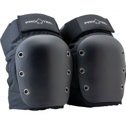 Pro-tec Pads Street Knee pad open back black rodilleras skateboard